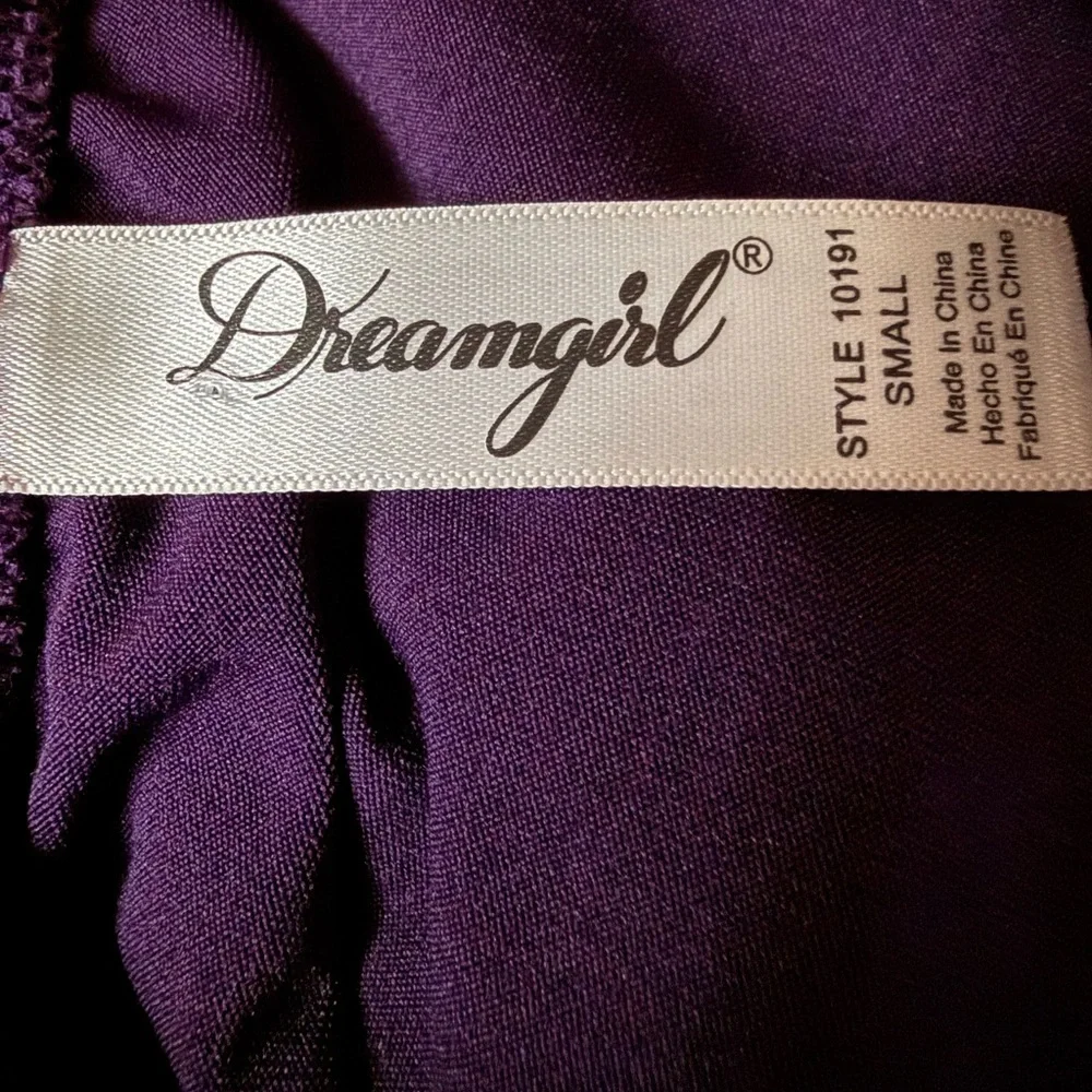 “Prom” Dreamgirl Deep Purple Mini Dress - Picture 2 of 5